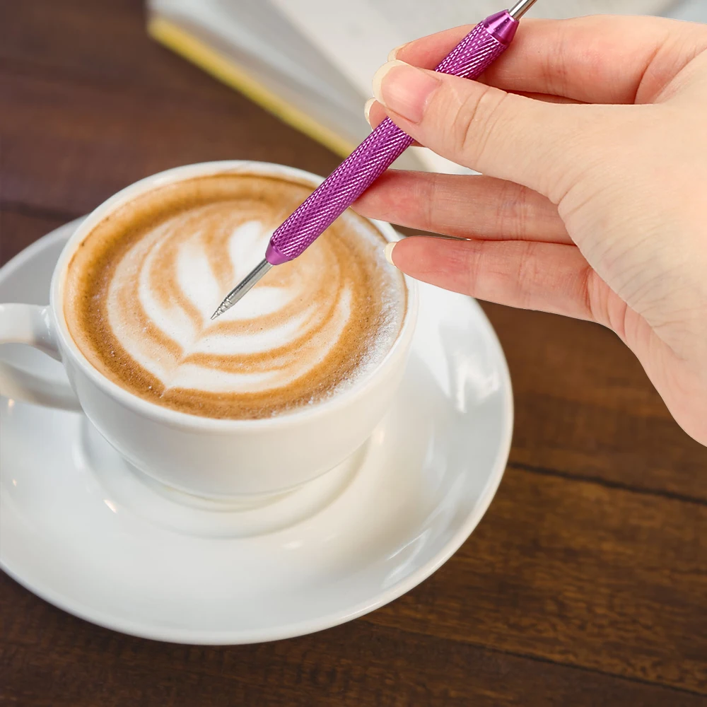 1 PC ماكينة صنع القهوة الفولاذ المقاوم للصدأ القهوة الإستنسل اتيه رغوة ملعقة 1 PC Coffeeware DIY القهوة الفن إبرة موافق 1061 1 PC ماكينة صنع القهوة الفولاذ المقاوم للصدأ القهوة الإستنسل اتيه رغوة ملعقة 1 PC Coffeeware DIY القهوة الفن إبرة موافق 1061