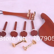 4/4 скрипка ююба части, хвостовый тюнер peg chinest endpin chinrest зажим# E31-1