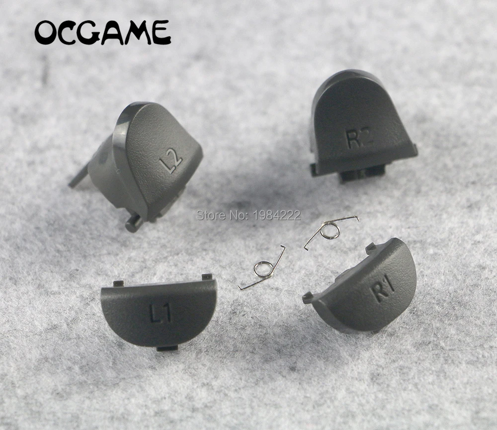 

OCGAME JDS-040 JDM-040 L1 R1 L2 R2 Trigger Buttons with Spring Repair Parts For PS4 pro controller