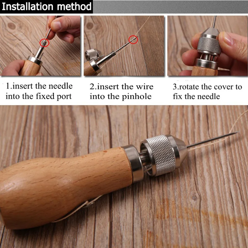Leather Sewing Kit Awl 7