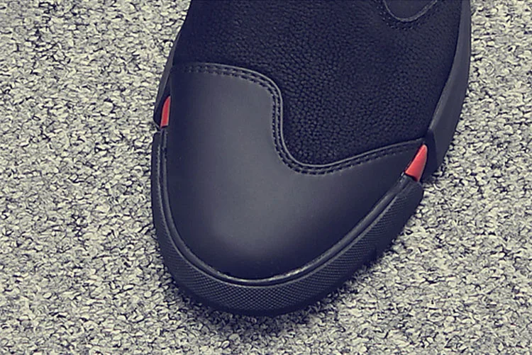 2019 новый бренд все черные мужские кожаные повседневные туфли дышащие кроссовки уличные Нескользящие износостойкие рабочие туфли на