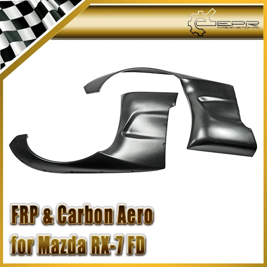 Car-styling FRP Fiber Glass RB Style Front Fender Fiberglass R Bunny Mudguard Accessories Fit For Mazda RX7 FD3S
