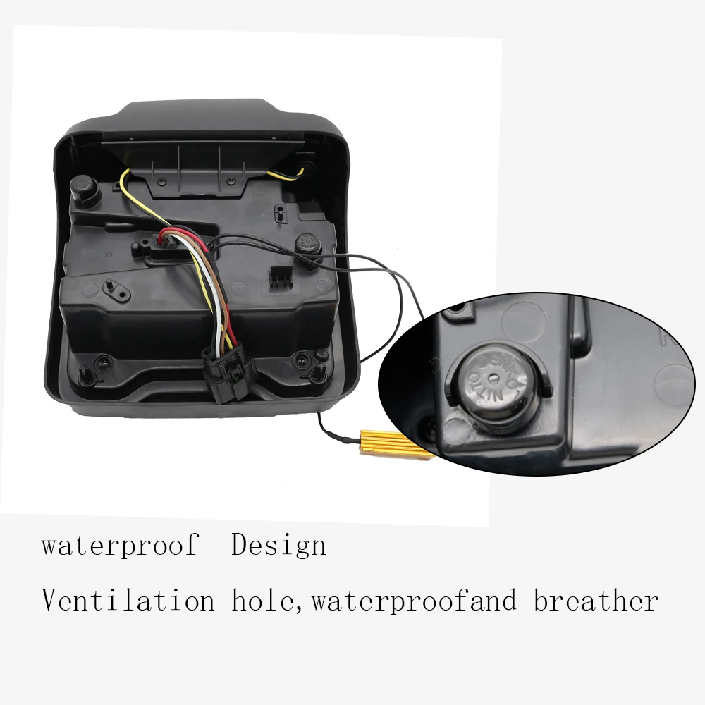 2PCS New USA Version Led Tail Lamp For Jeep Wrangler JL 2018 2019 Car Tail Light Series Rear Lamps Brake Reverse Light (4)