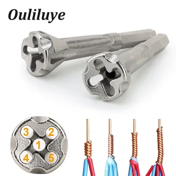 

2.5-4/4-6 Square General Electrical Wire Twist Tool Electrician Universal Automatic Twisting Wire Stripping Machine Connector