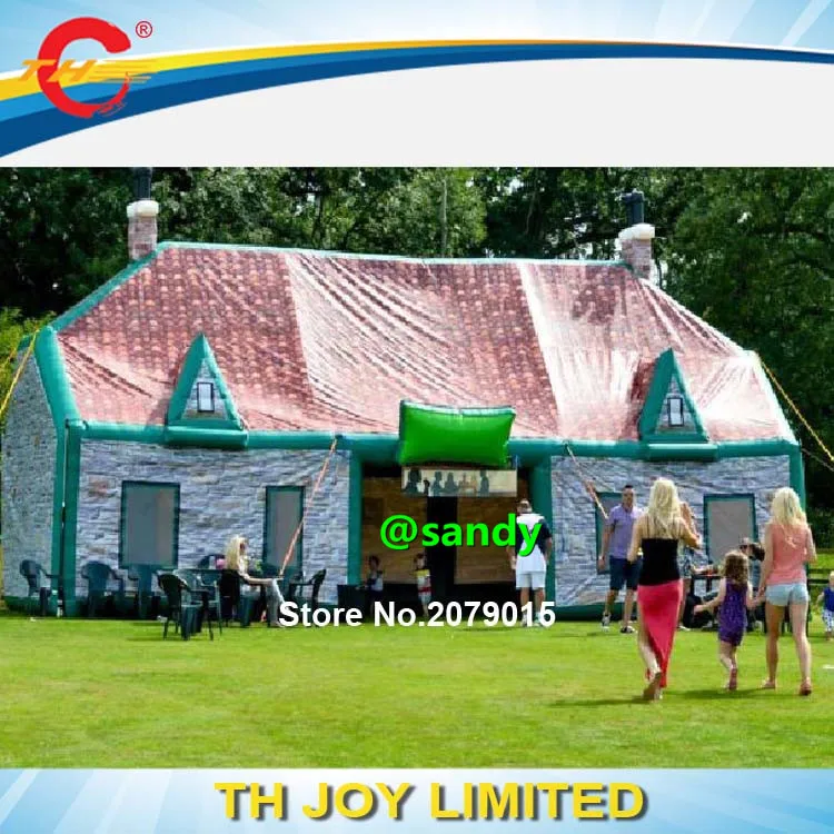 

free air ship to door,inflatable irish Pub,inflatable Pub bar,outdoor giant commercial party house inflatable bar Tent