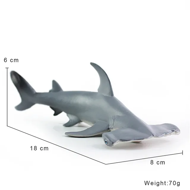 Hammerhead Shark Simulated Animals PVC Action Figure Collection Model