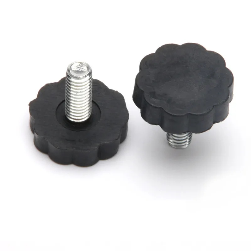 

5pcs Nylon Adjustable Foot screw Furniture Legs M6 Chair Table Leg Cover Rubber Foot Chair Leg Protector Furniture Hardware