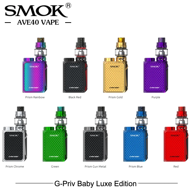 SMOK G Priv Детский комплект PRIV Baby Lux Edition Box Mod Kit 85 Вт испаритель 4 5 мл TFV12 Prince Tank V8