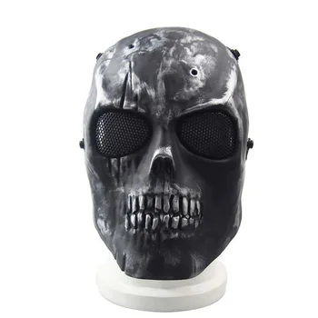 

M1 Skull Design Airsoft Mask Face Mesh Mask Hunting Tactical Outdoor Protective CS Halloween Party Cycling Face Mask