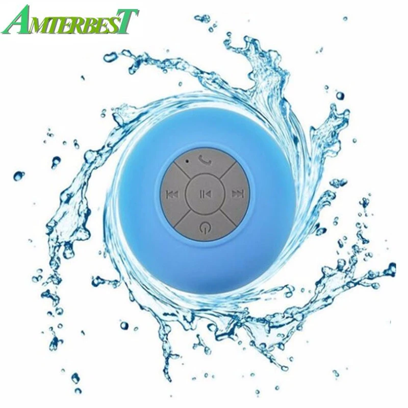 AMTERBEST Беспроводная портативная Водонепроницаемая мини Колонка Bluetooth музыкальный