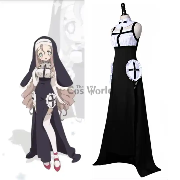 クリアランス魔法少女調達プロジェクト姉妹ナナ修道女ドレス制服衣装アニメコスプレ衣装 Costum Jewelery Costume Fancy Dressdresses Evening Aliexpress