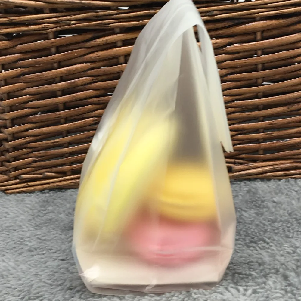 100 Cellophane Scrub Cookie Bag / For Gift Bakery Macaron Packing Packaging / Christmas