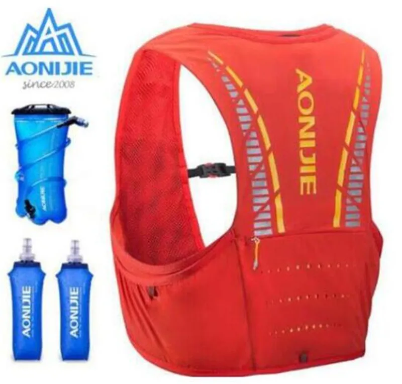 

AONIJIE 5L Running Bag Outdoor Sports Backpack Women Men Marathon Hydration Vest Pack Water Bladder Backpack
