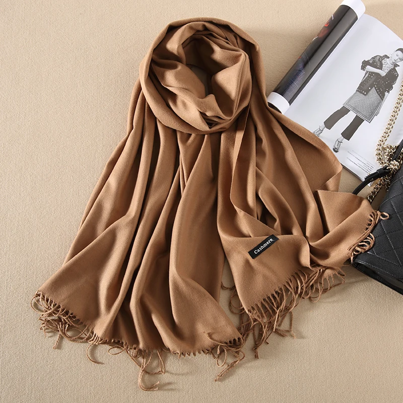 Распродажа Новинка года стиль Момен кашемировый шарф теплый модный вязаный шарф сплошной цвет Ленточки 200 см x 60 см