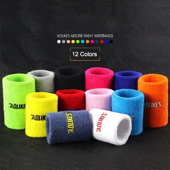 1Pcs Unisex Tennis Badminton Elastische Protector Polsbandjes Polssteun Voor Gym Sport Gewichtheffen Pols Brace Katoen Pols