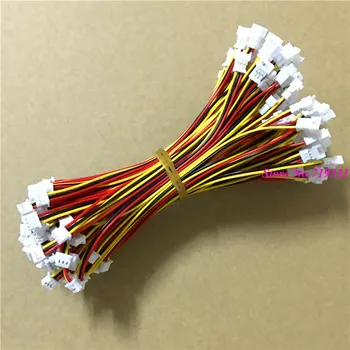 

100pcs Micro Mini JST 1.25mm 3pin Female to Male Connector with Wire JST 1.25 3 Pin connector