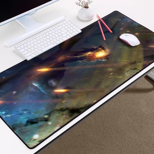 Modest Mairuige Creative Diy customized Dragon Monster HD Printing Mousepad Computer Peripherals Table Mats Large Size Gaming Mouse Mat