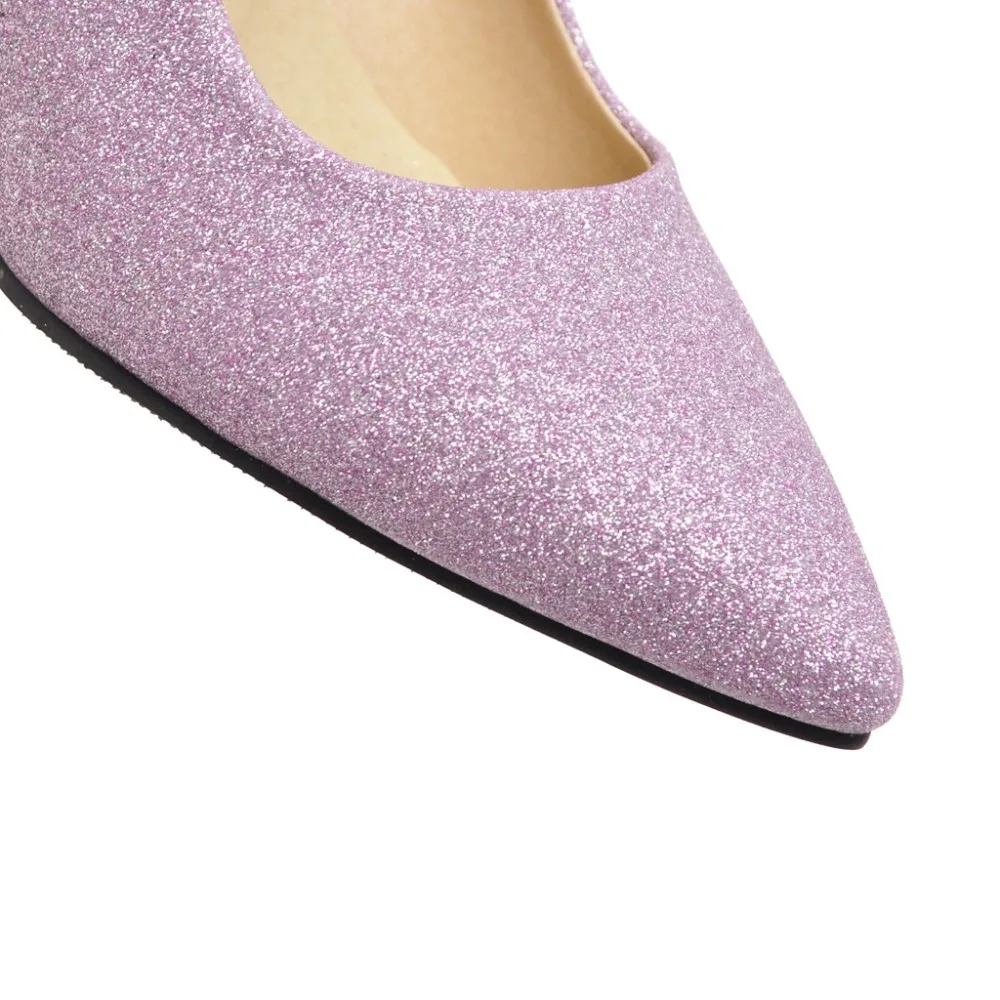 2019 Black Bling Buckle Women Shoes Spring Large Size 43 Fashion Super High Heel Pumps Pointed Toe Shoes For Ladies PU Leather