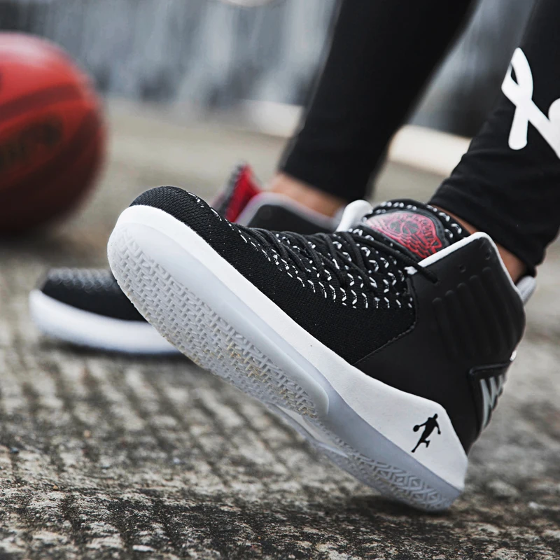 BOOMING мужские баскетбольные кроссовки с высоким берцем Jordan баскетбольные кроссовки zapatillas hombre Deportiva Lebron баскетбольные кроссовки