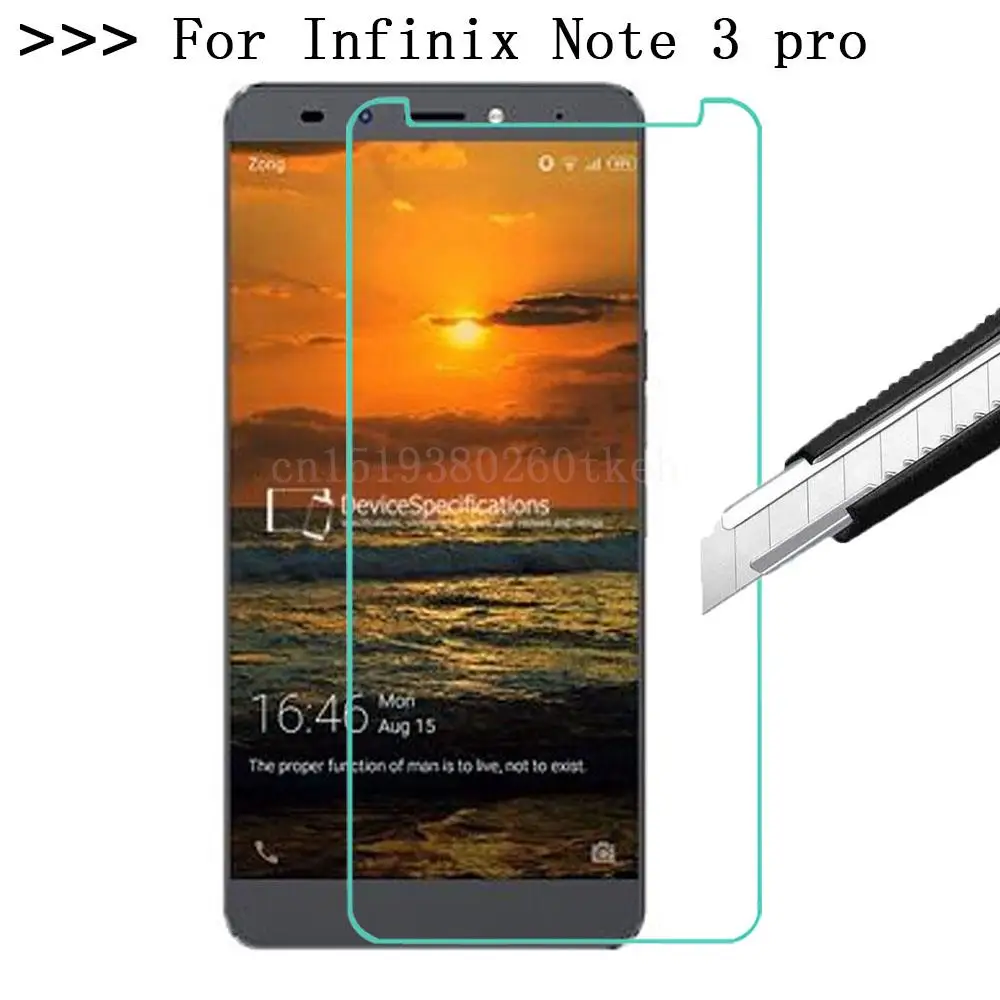 

Smartphone 9H Tempered Glass For Infinix Note 3 pro Zero 4+ Hot 4 pro lite S Explosion-proof Protective Film Screen