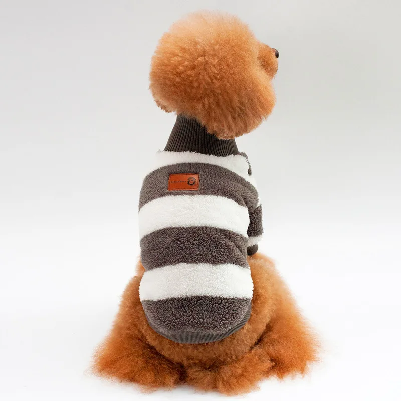 Sweet Soft And Cozy Dog Sweater Pet Jackets Warm Sweater Kawaii Pug Coat Puppy Clothes Fleece Winter Coats For Small Dog Cats