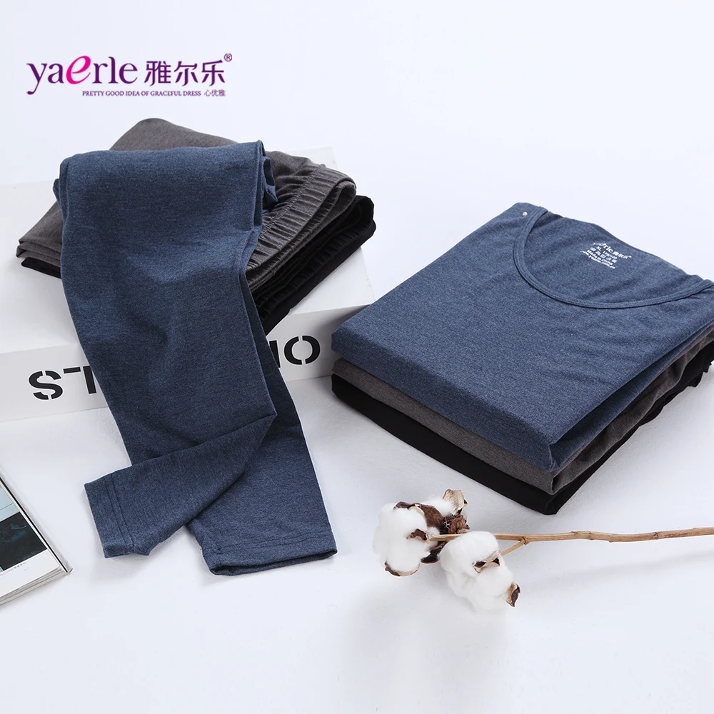 2018 Winter Thermal Underwear Set Men Long Johns Tights Acrylic Fabric Thin Slim Warm Long Johns Set For Women Men Tmall Y3