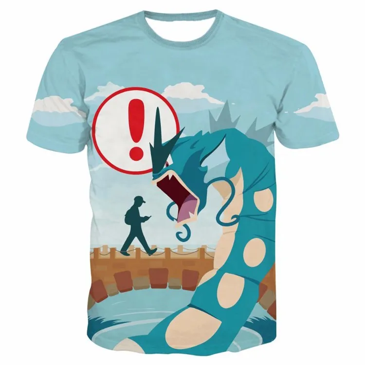 Newest Anime Pokemon Go T Shirts Mens 