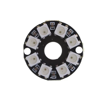 

8-Bit WS2812 5050 RGB LED Lamp Panel Round Ring LED Driver Development Board