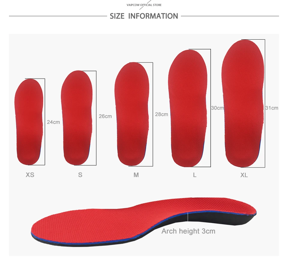 Red corrective insole detail 7-1