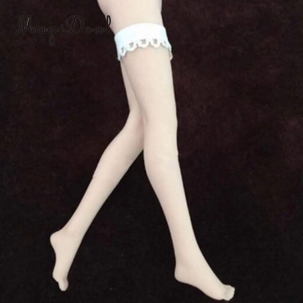 MagiDeal 1/6 Scale Sexy Lace Female Stockings Leg Socks for 12 Inch Action Figure Dolls Model Accs 4Kinds