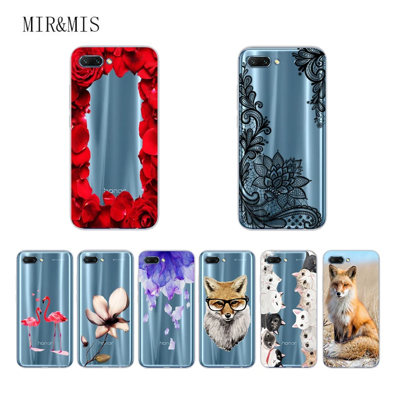 For Huawei Honor 10 5.84 Inch Colorful Phone Case Soft Tpu Silicone Cover Printed Fundas |