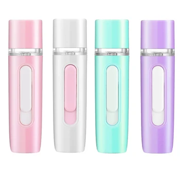 

Mini Handheld 2-in-1 Nano Mist Facial Steamer Sprayers USB Rechargeable Power Bank Portable Battery Charger