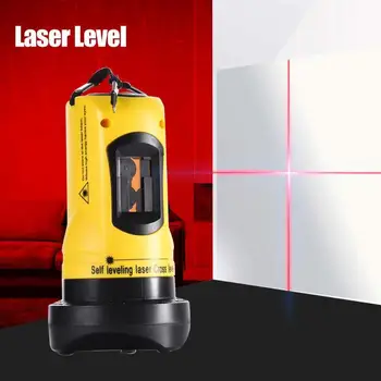 

SL202 High Precision Laser Level 2 Line Laser 360 Degrees Rotary Red Light Automatic Leveling Cross Laser Level