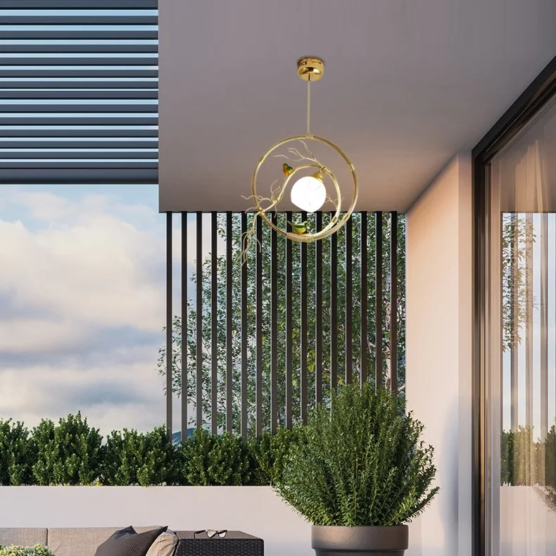 

Modern Light Fixtures LED Hanging Lamp Nordic Bedroom Hanglamp Dining Pendant Lights Bird's Nest Luminaire Suspendu Hanglampen
