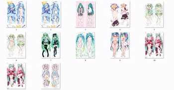 

April 2017 update vocaloid music girl pillow cover anime Character yuki & racing Hatsune Miku & Kagamine Ren rin body Pillowcase