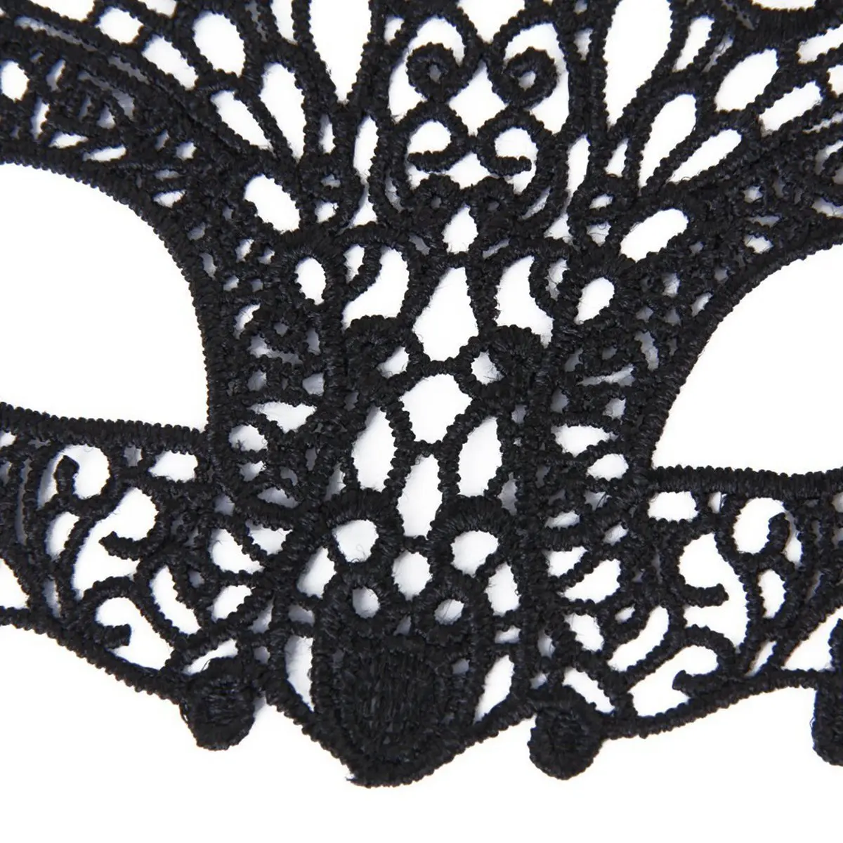 PHFU Dentelle Noire Masque pour les Yeux Mascarade Masque deguisetes