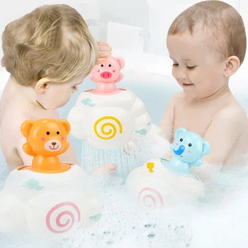 

Baby Bathroom Play Water Bath Toys Rain Clouds Piggy Bear Bathroom Shower Beach Play Water Spray Classic Kids Educational Toys