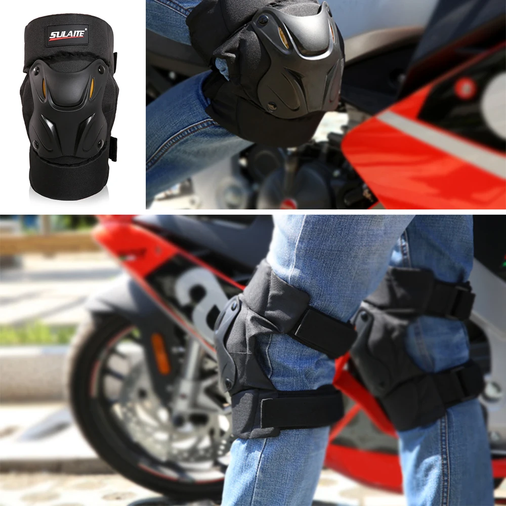 

Outdoor Sports 1 Pair/2PCs Black Motorcycle Motocross Motor Armor Parts Racing Knee Elbow Pads Protector Guard Racing Off-road