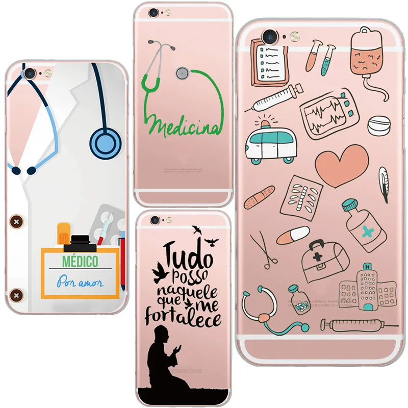 Funny Medico Comics Medical Cell Phone Case Design for