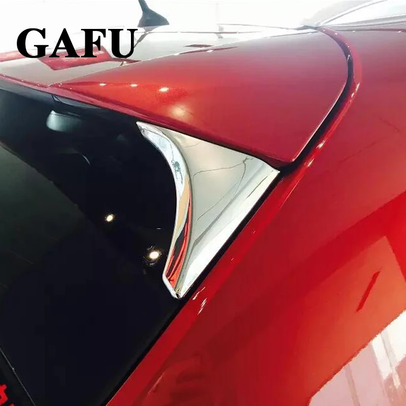 Боковой задний спойлер для Nissan Qashqai J11 2014 2015 2016 2017 хромированная крышка отделка