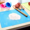 1pc Non-Stick Silicone Mat Rolling Dough Liner Pad Pastry Cake  Bakeware Paste Flour Table Sheet Kitchen Tools ► Photo 2/6