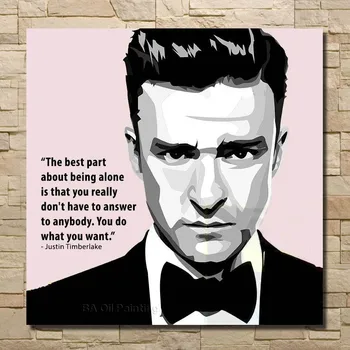 

2020 New Free Shipping For Sell Wholesale Star Pop Art Wall Painting 100% Handmade Living Room Decoration Home Decor Pictures