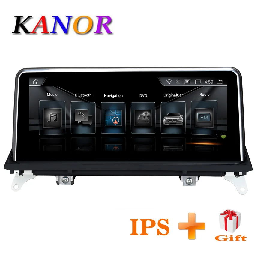 

KANOR 10.25inch 2G+32G Android 7.1 2+32g car radio multimedia player for BMW X5 E70 X6 E71 with CIC CCC system 2007-2013