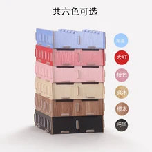 1 шт. креативный бамбуковый деревянный бизнес держатель для карт деревянный ручной работы Настольный держатель именная визитница