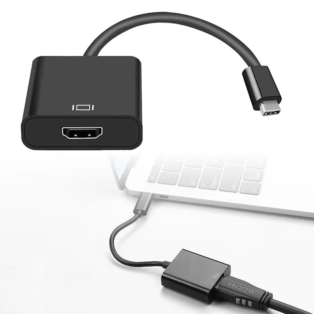 USB-C type-C к HDMI HDTV Кабель-адаптер для samsung Note 8 Note 9 S9 S8 Macbook