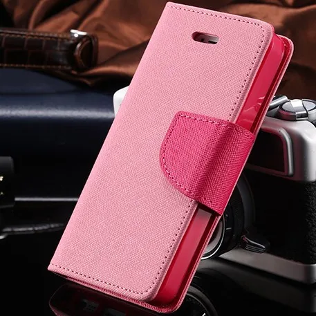 FLOVEME For iPhone 4S Cases New Hit Color Leather Ultra Flip Case For iPhone 4 4S 4G Card Holder Stand Cover Mobile Phone Bag