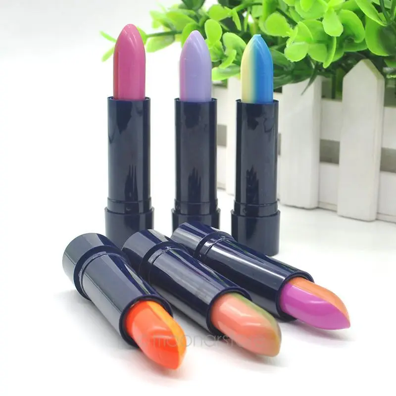 

6 colors Available Two-tone Gradient Long Lasting Moisture Makeup Lipstick Lip Gloss