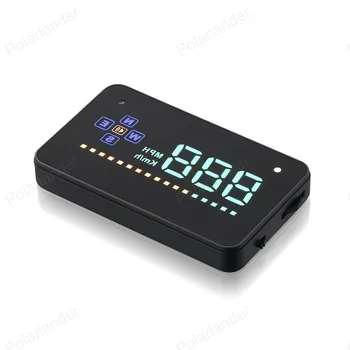 

Windshield Projector A2 Universal Car-styling 3.5 INCH HUD Car Speed Projector OBDII GPS Digital Car Speedometer Alarm
