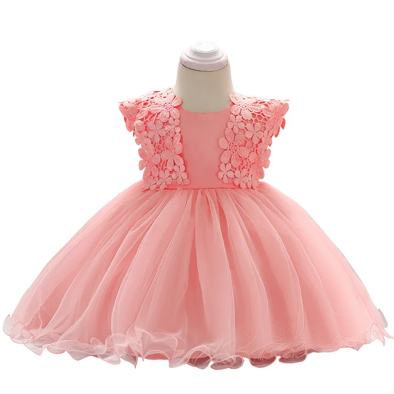 Baby Girl Dress Flower Fluffy Dresses for Girls Clothes Newborn Kids