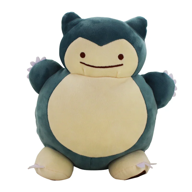 32 см сменные Два стиля в одном плюшевый снорлакс игрушка 2 в 1 Ditto Metamon Snorlax наизнанку двойная молния Япония плюшевая кукла